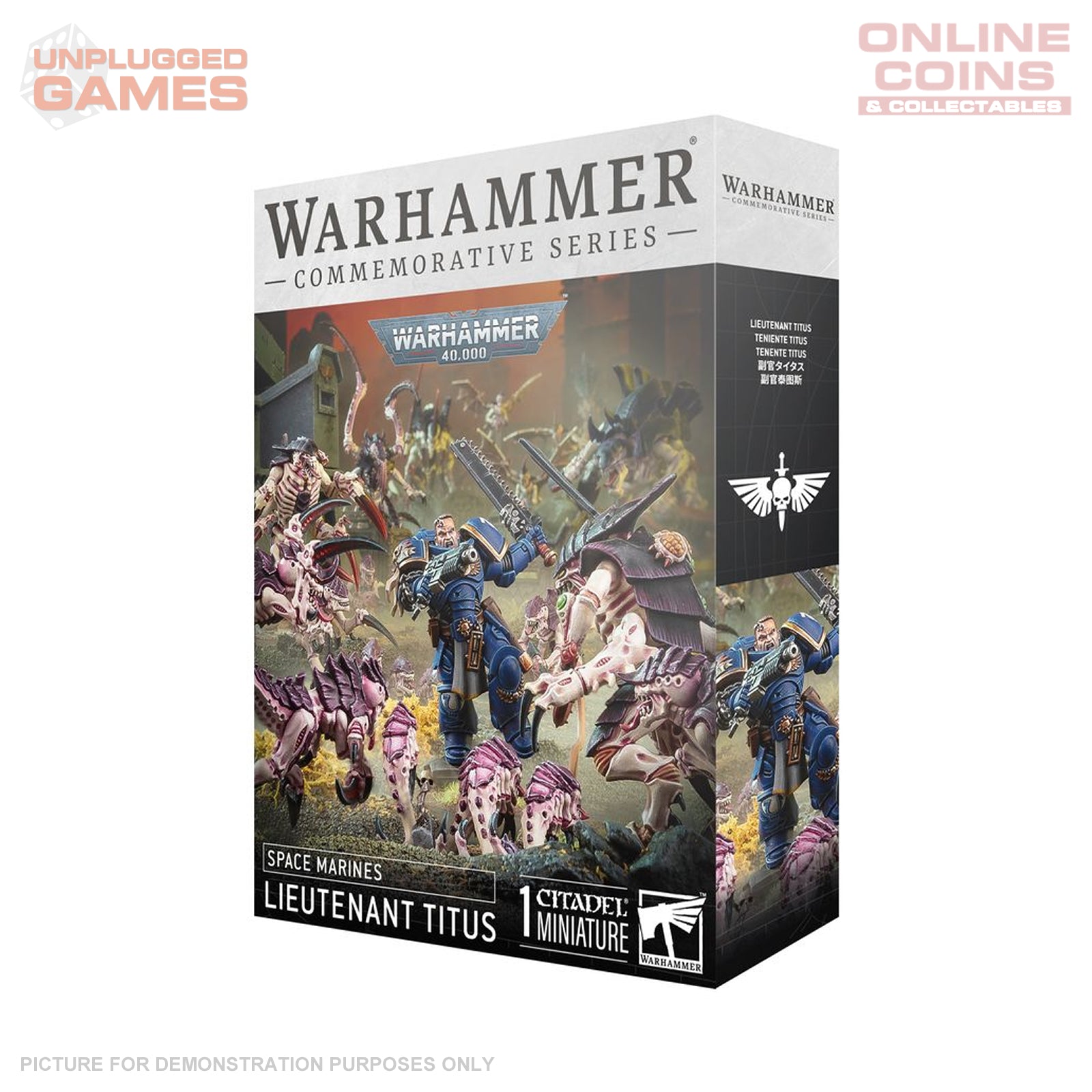 Warhammer 40,000 Commermorative Series - Space Marines Lieutenant Titus